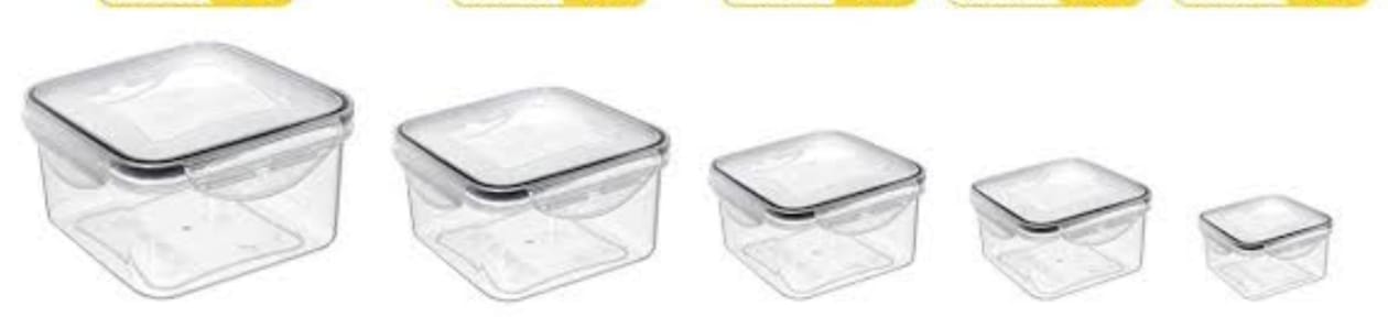 STORAGE BOX 5PC SET W0S