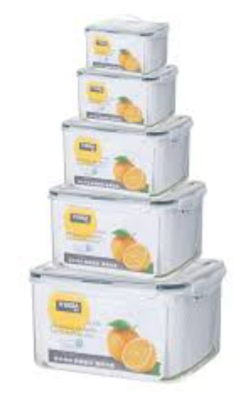 STORAGE BOX 5PC - SQ