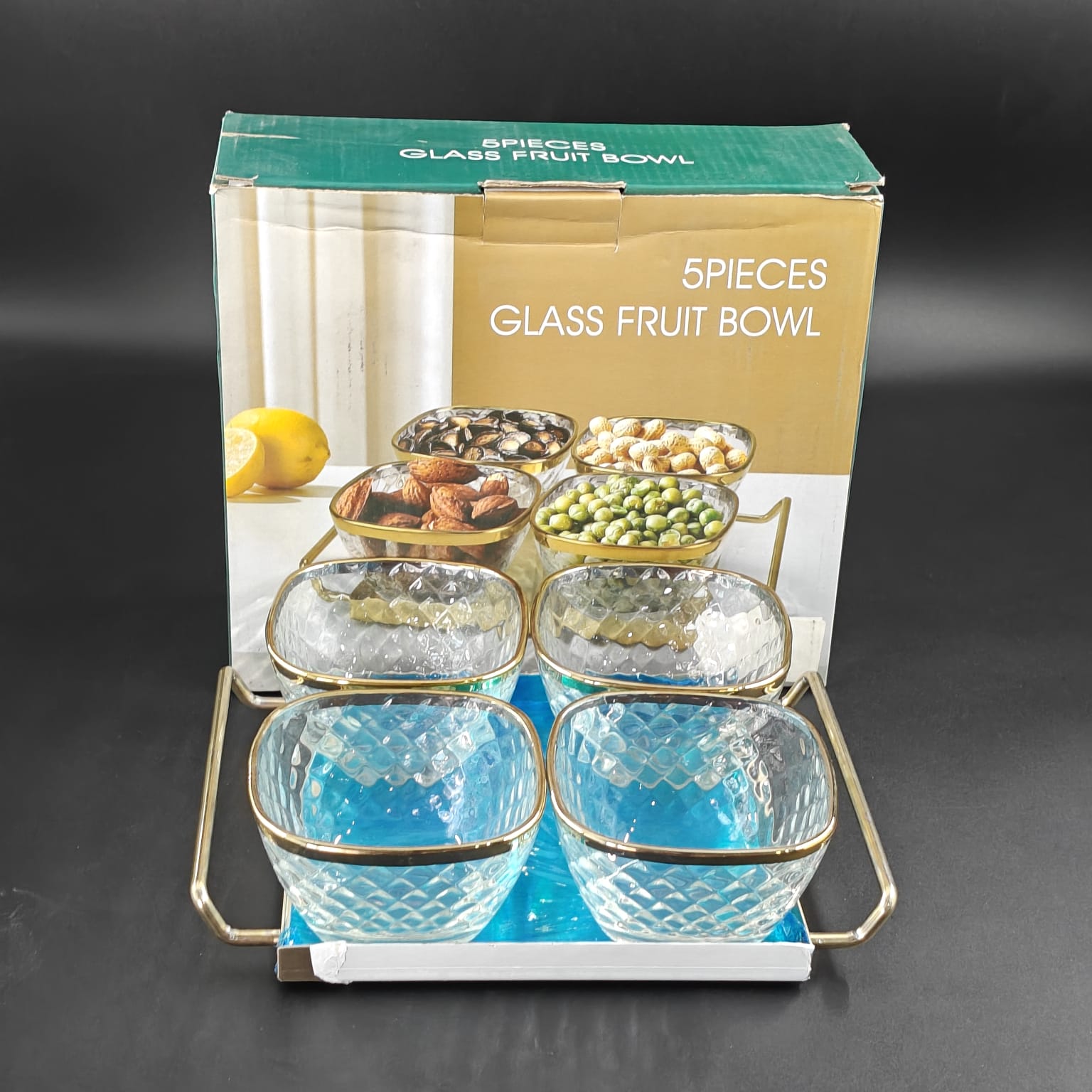 FRUIT BOWL SET - 4 GLASSES