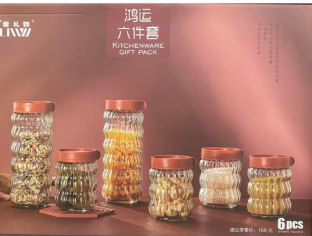 GLASS JAR BOWL - 6