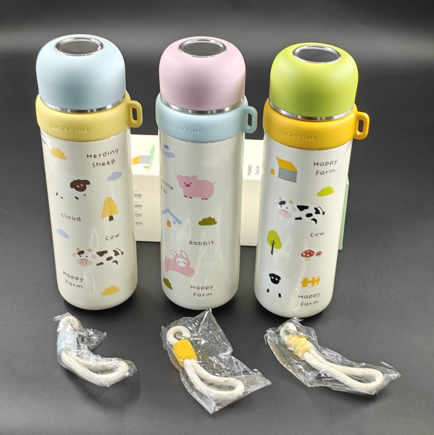 HAPPY FARM VACCUM BOTTLE - 500 ML