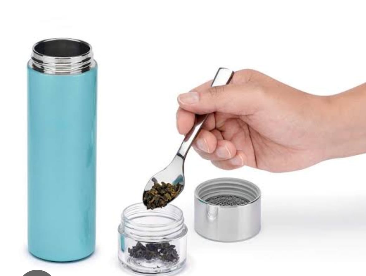 GT VACCUM BOTTLE WITH HERB COMPARTMENT