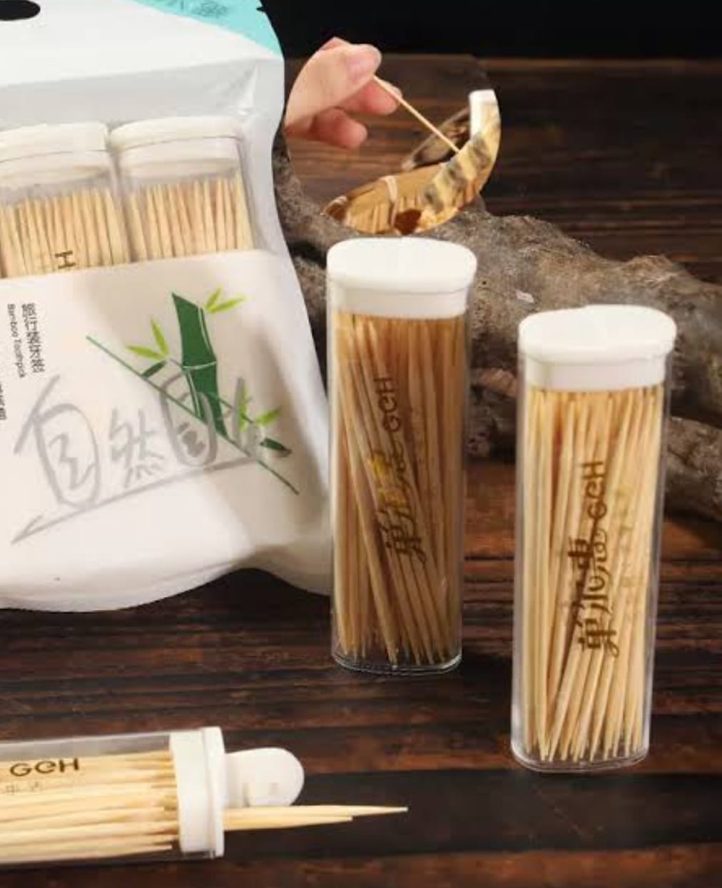 BAMBOO TOOTHPICK ORG - BOX