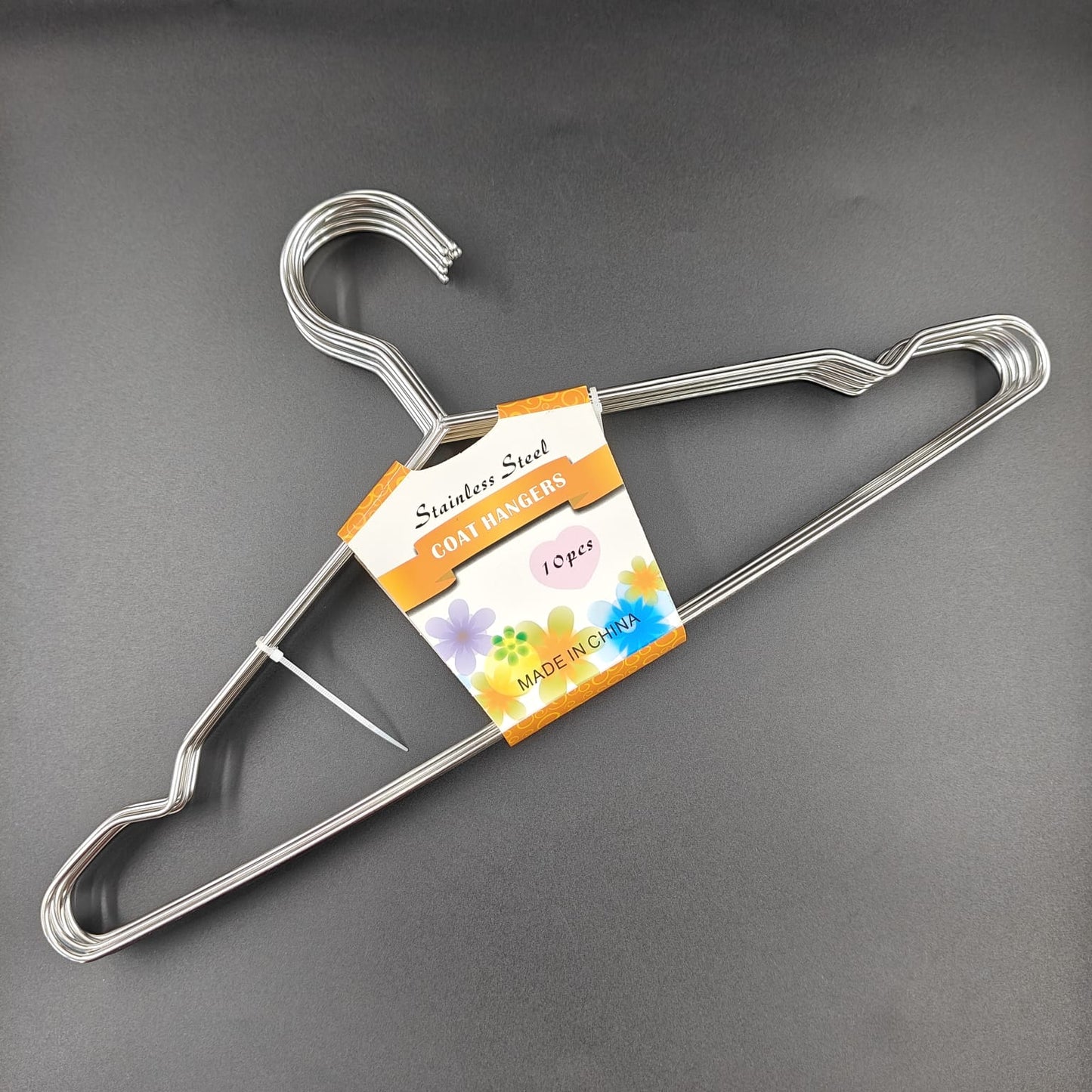 S.S. CLOTH HANGER - PACK 0F 10