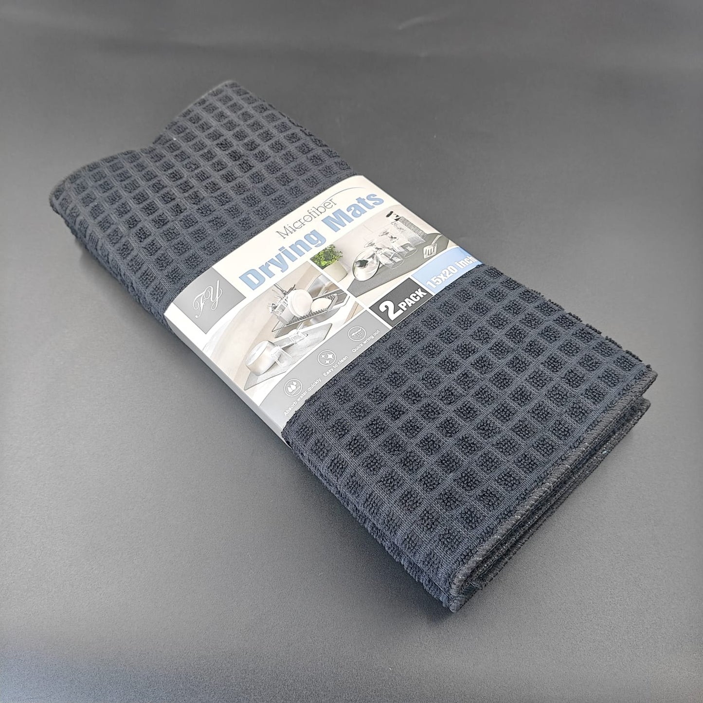 DISH DRYING MAT - PACK OF 2