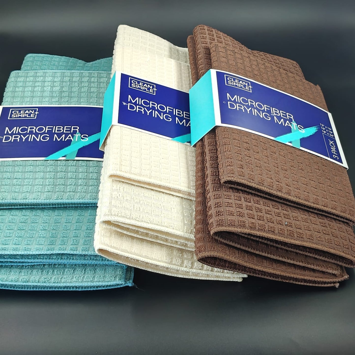 DISH DRY MAT - SET OF 3