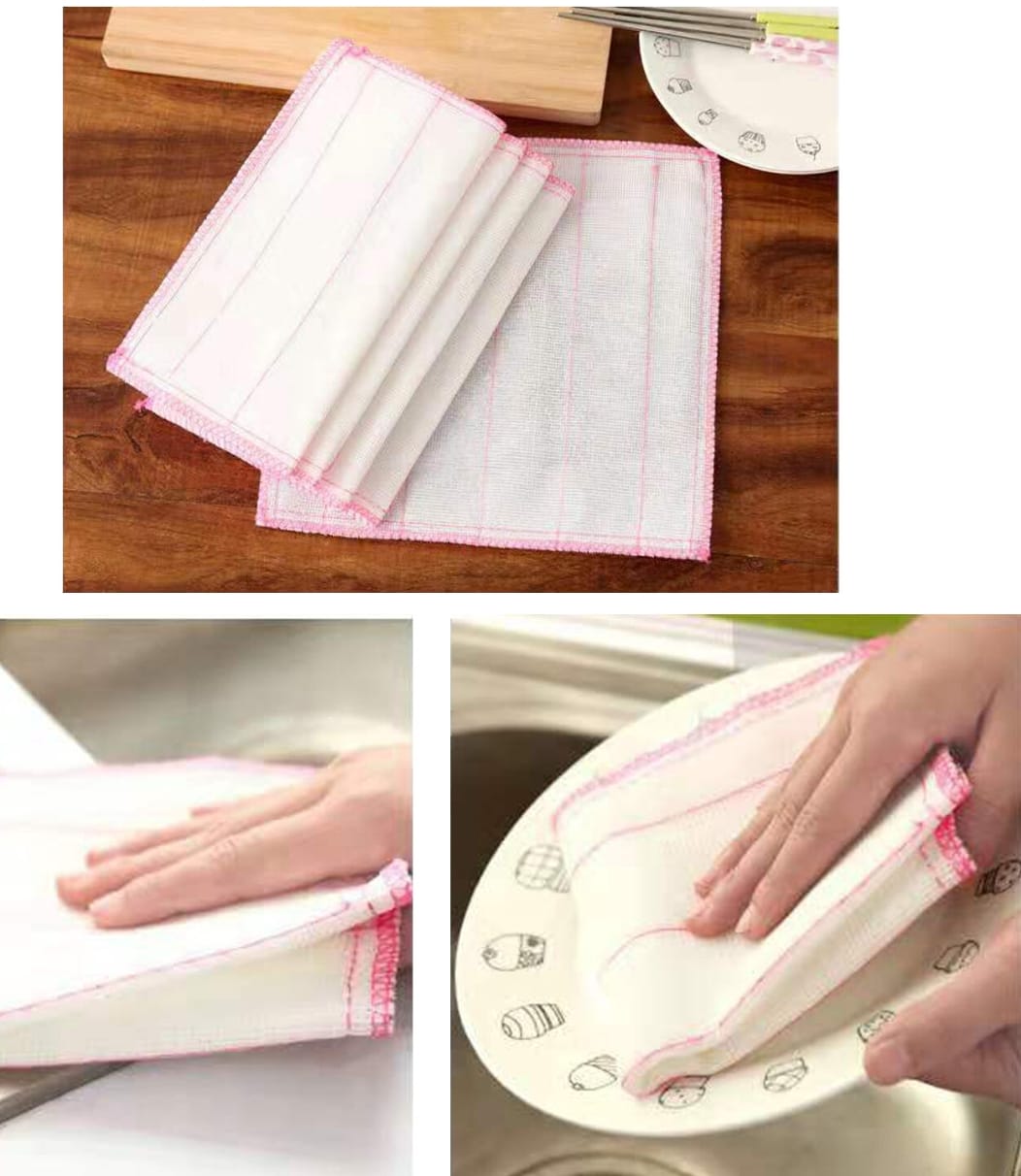MULTI PURPOSE CLEANING TOWEL - PACK 0F 3