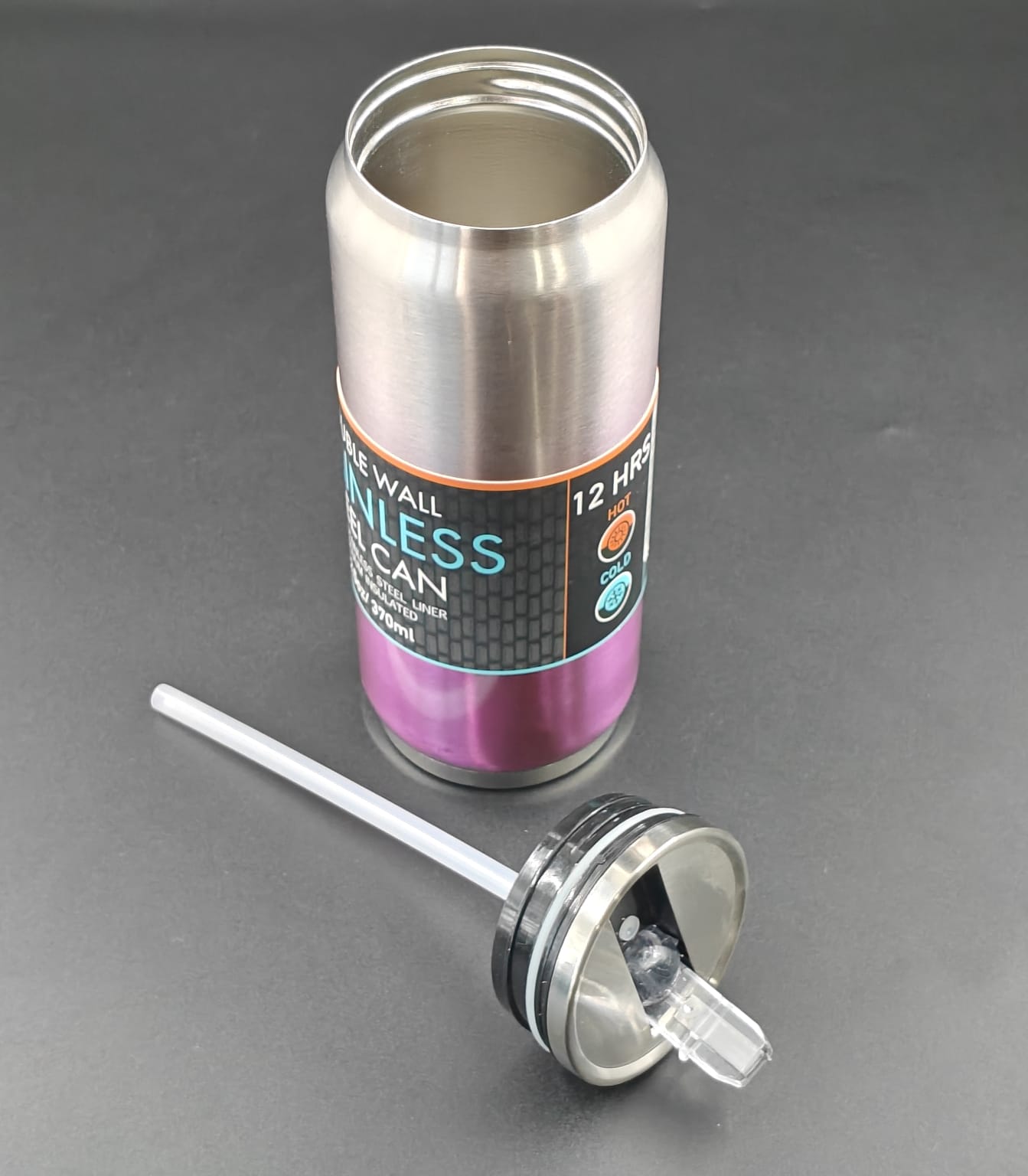 DOUBLE WALL STAINLESS STEEL CAN