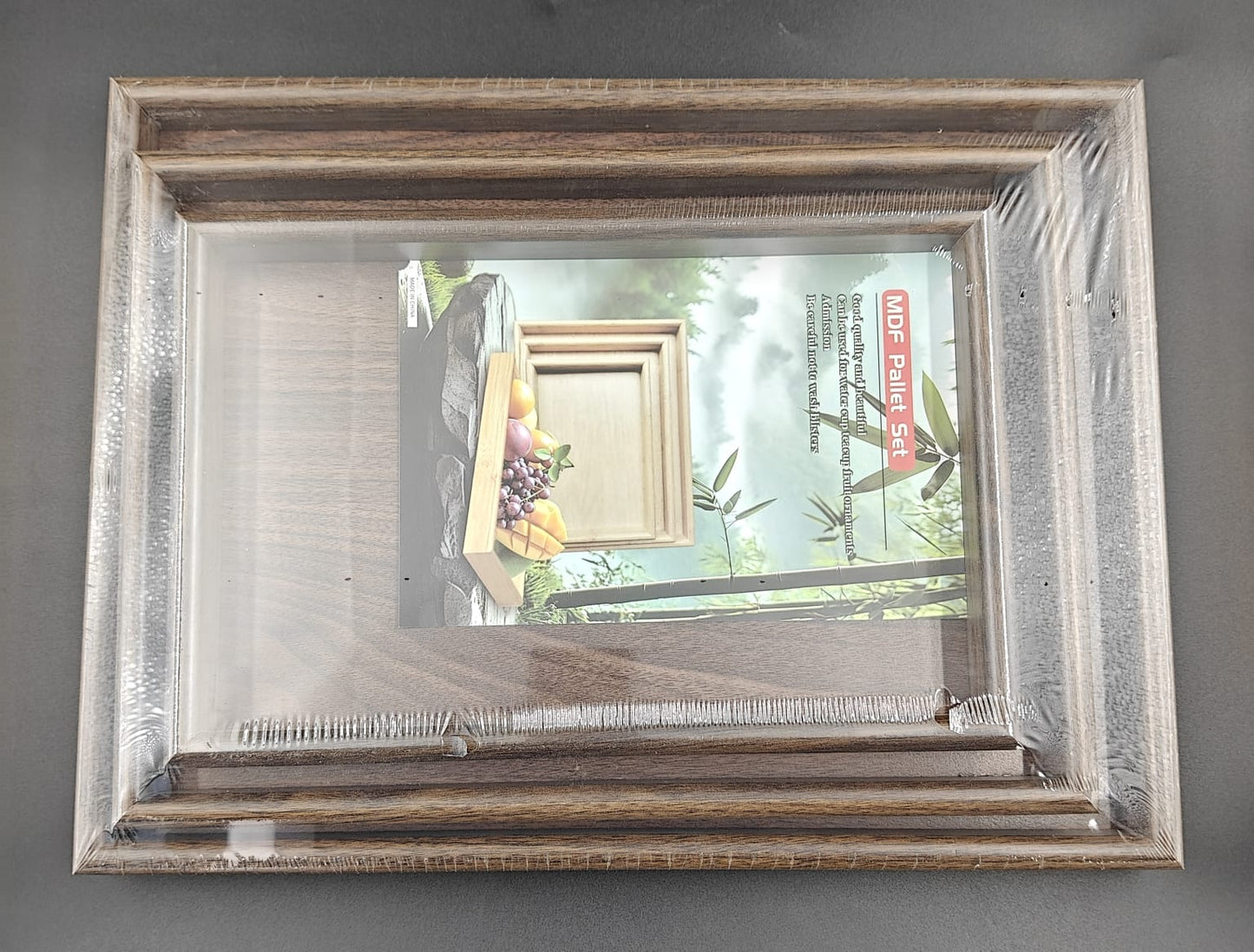 WOODEN TRAY 3PC SET