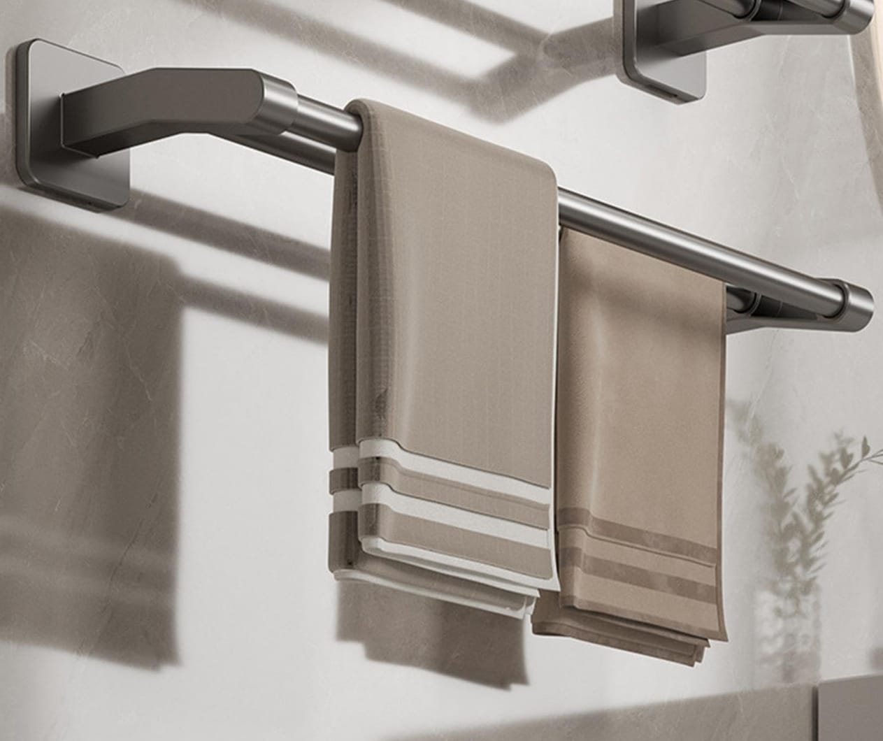 TOWEL RACK DOUBLE POLE