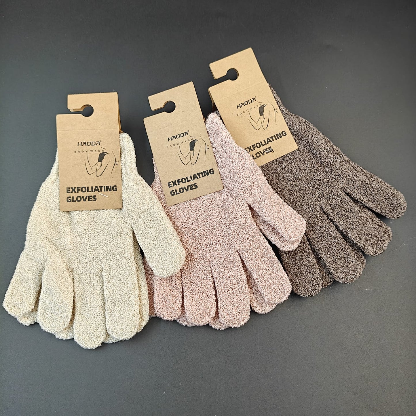 HAODA EXFOLIATING GLOVES - 7422