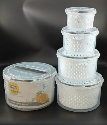 STORAGE BOX 5PC - RND