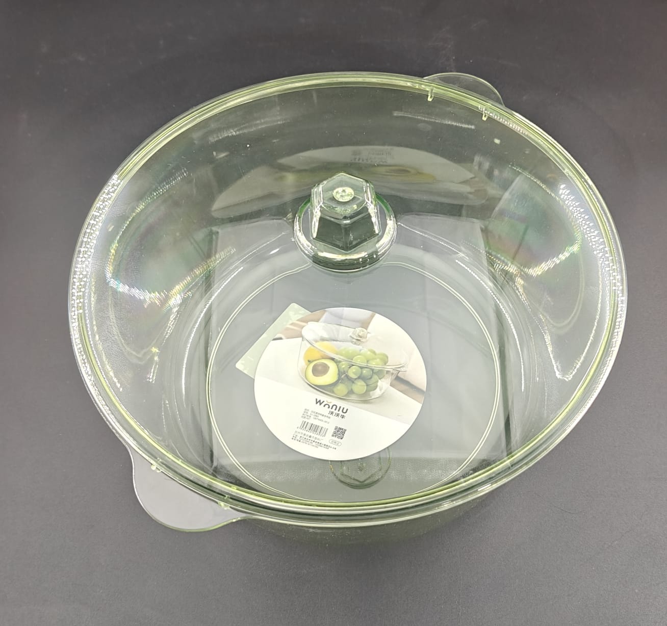 ACRYLIC BOWL WITH LID