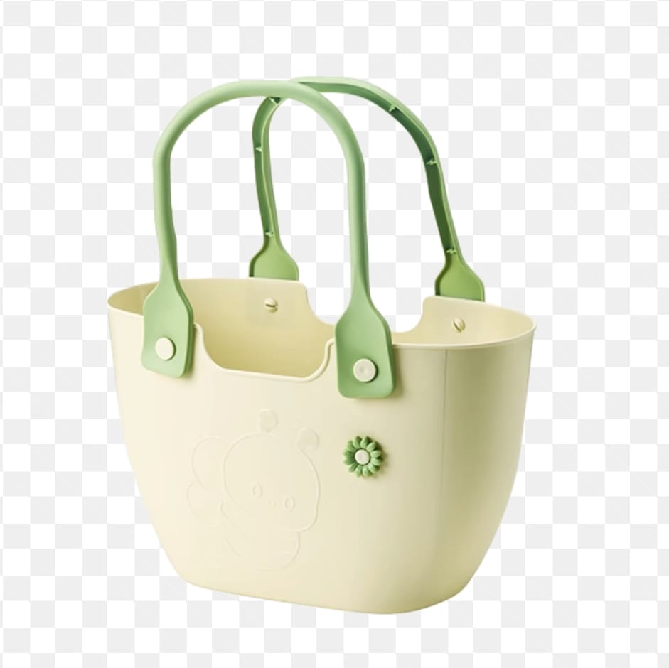 FLORAL BEE BASKET - 8212