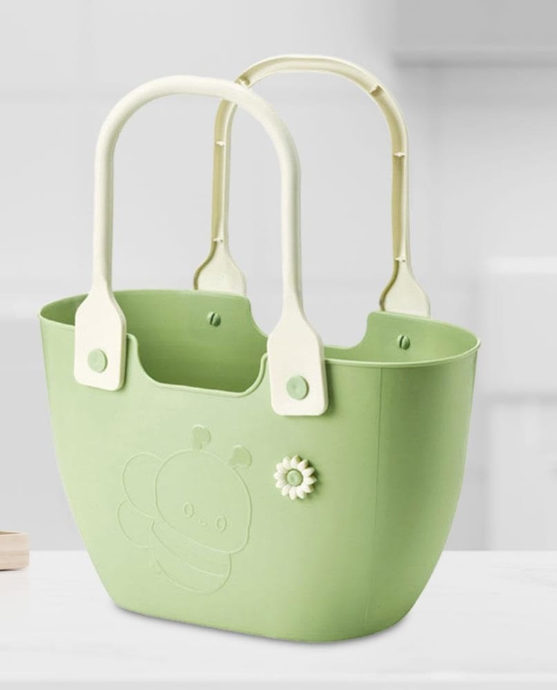 FLORAL BEE BASKET - 8212