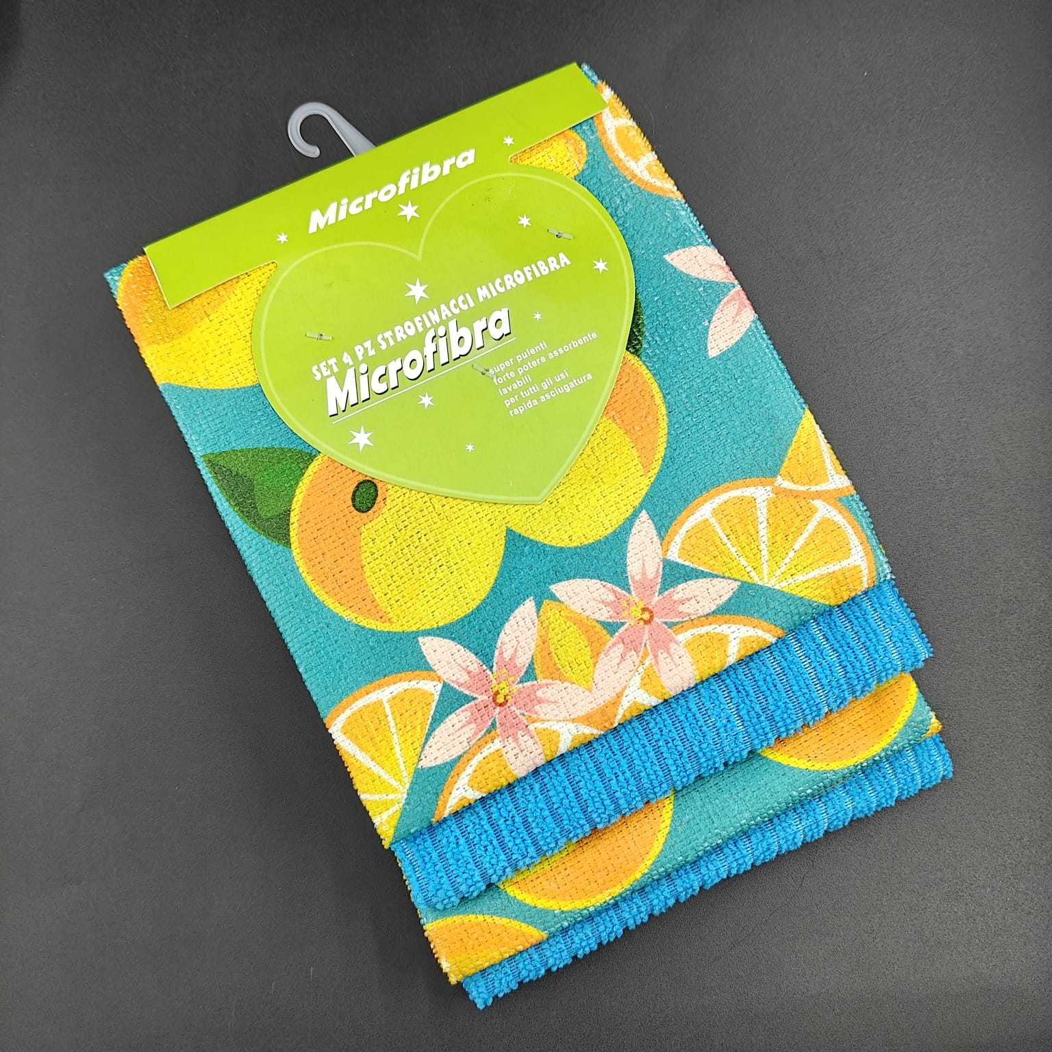 MICRO FIBRA - 4 PCS TOWEL