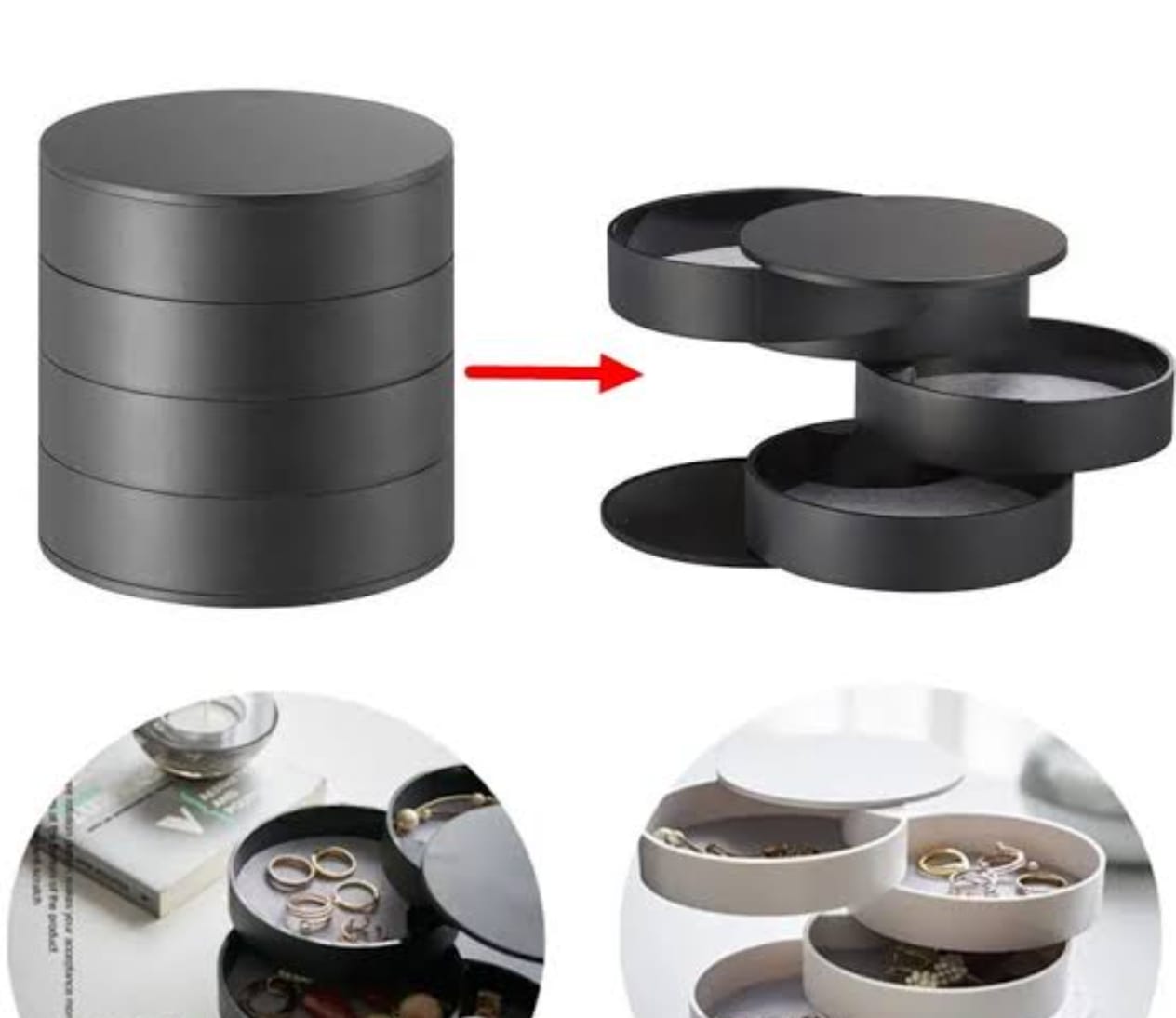 JEWELLERY BOX - 4 TIER