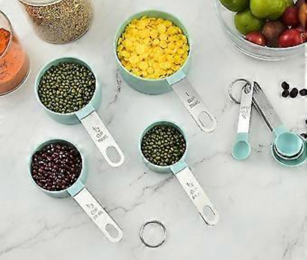 MEASURING CUP N SPOONS