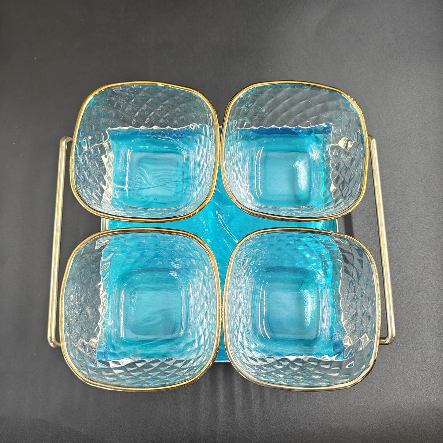 FRUIT BOWL SET - 4 GLASSES