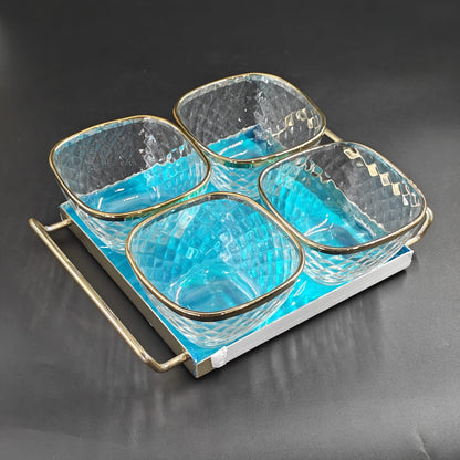 FRUIT BOWL SET - 4 GLASSES