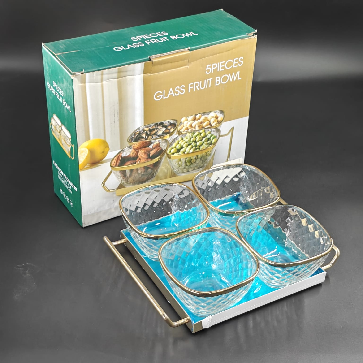 FRUIT BOWL SET - 4 GLASSES