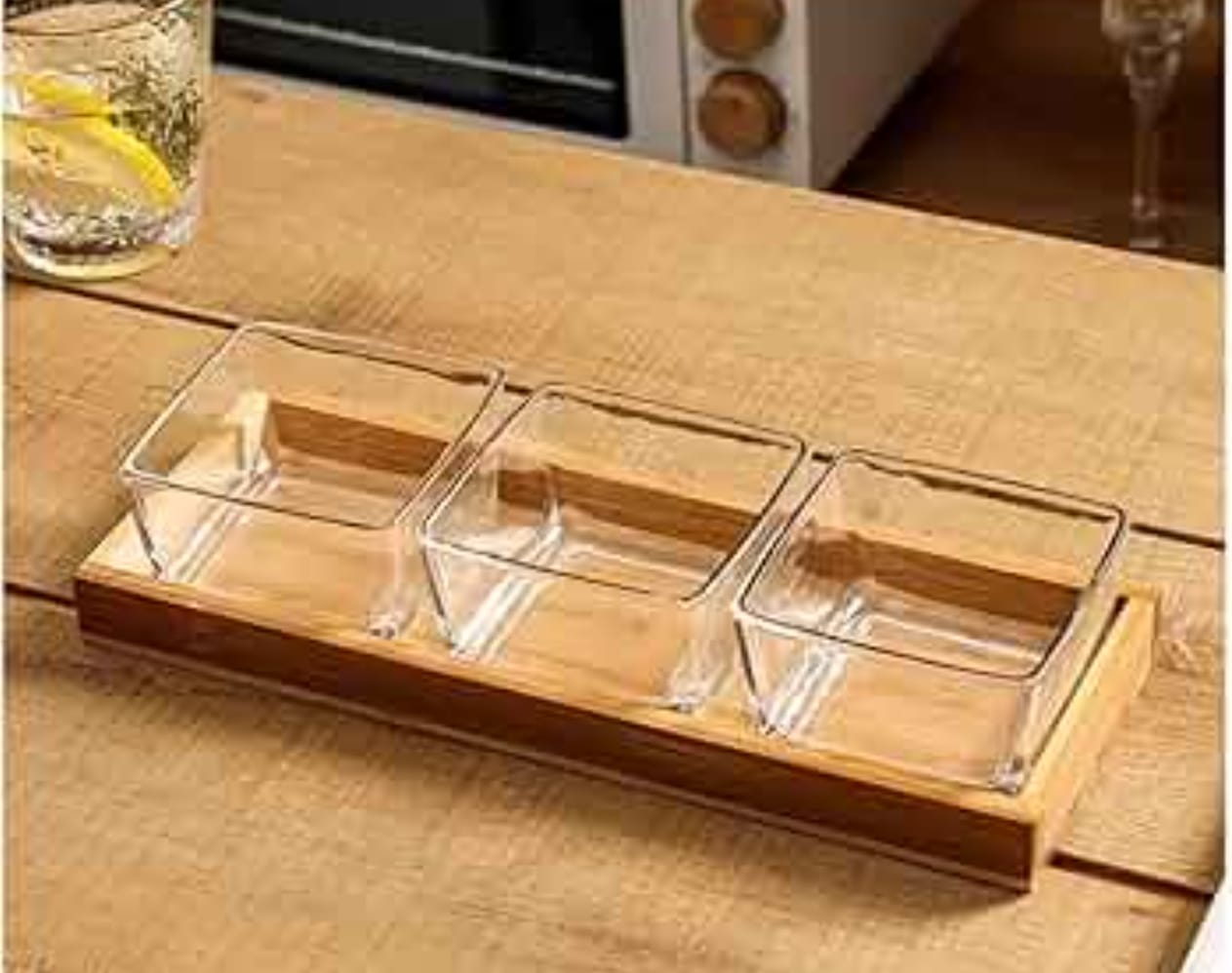 WOODEN TRAY - 3 GLS