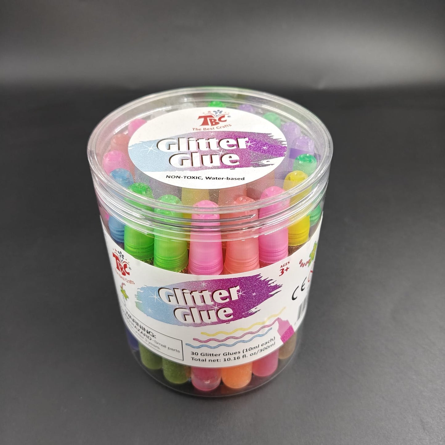 GLITTER GLUE BOX - 30 PCS