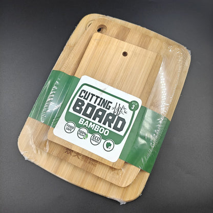 BAMBOO 3PC CHOP BOARD