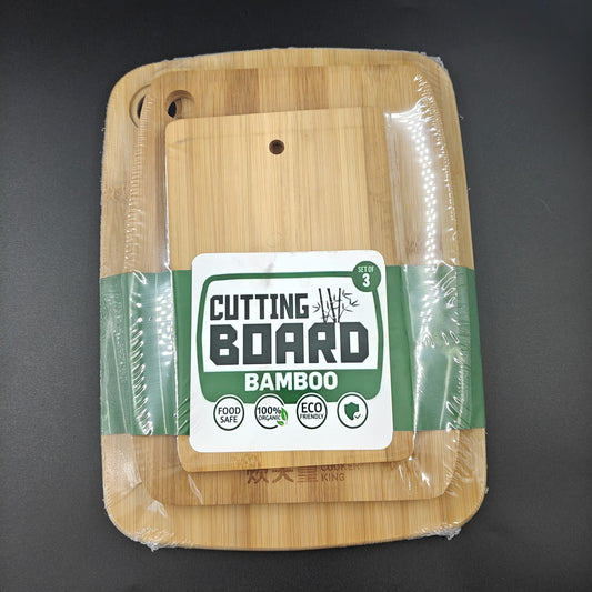 BAMBOO 3PC CHOP BOARD