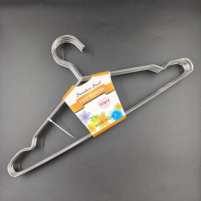 S.S. CLOTH HANGER - PACK 0F 10