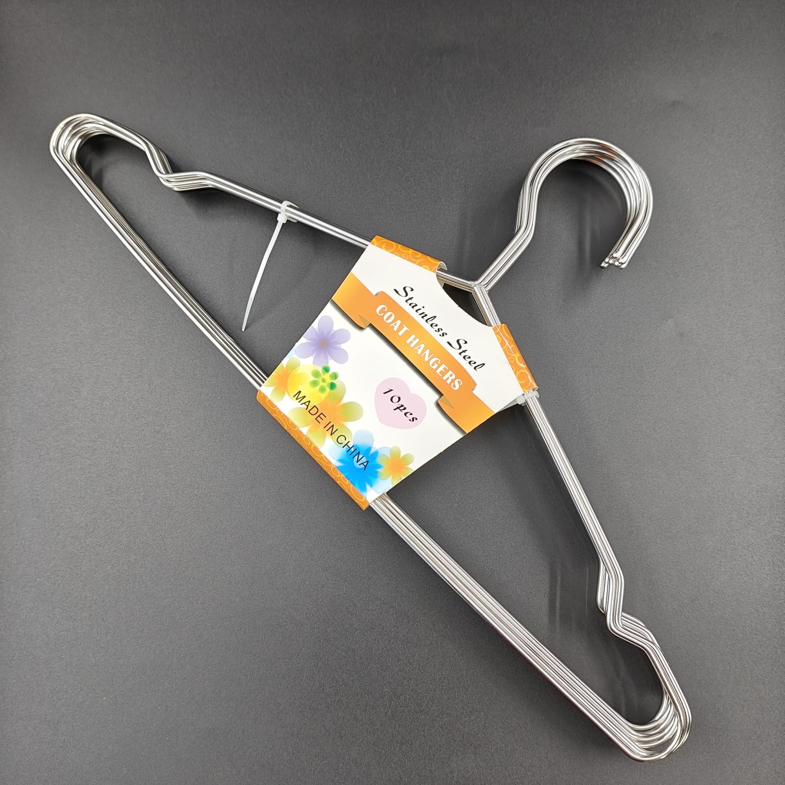 S.S. CLOTH HANGER - PACK 0F 10
