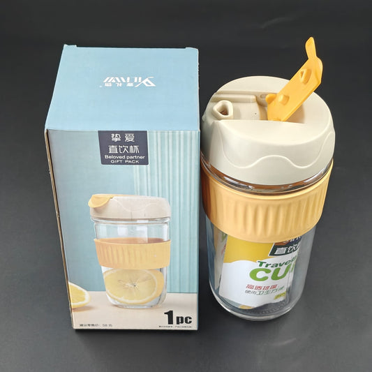 GLASS SIPPER MUG - 500ML