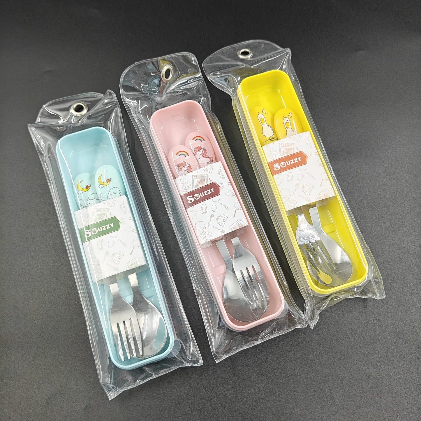 SUZZY SPOON AND FORK SET