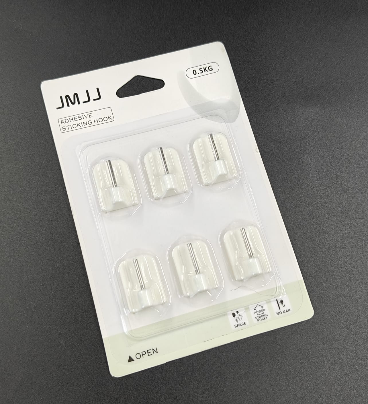 MINI ADHESIVE HOOK - 6PCS