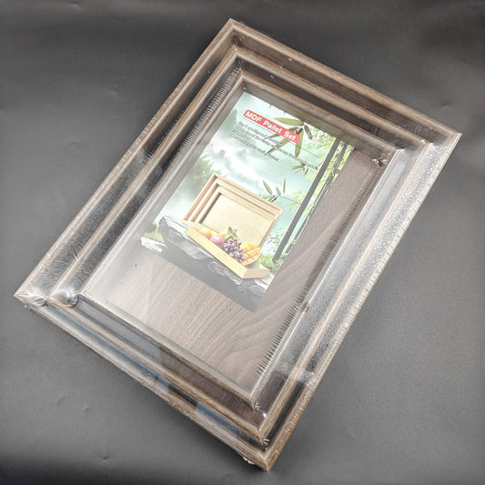 WOODEN TRAY 3PC SET
