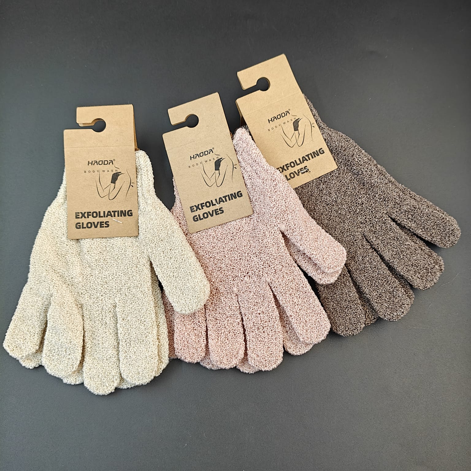 HAODA EXFOLIATING GLOVES  - 7422
